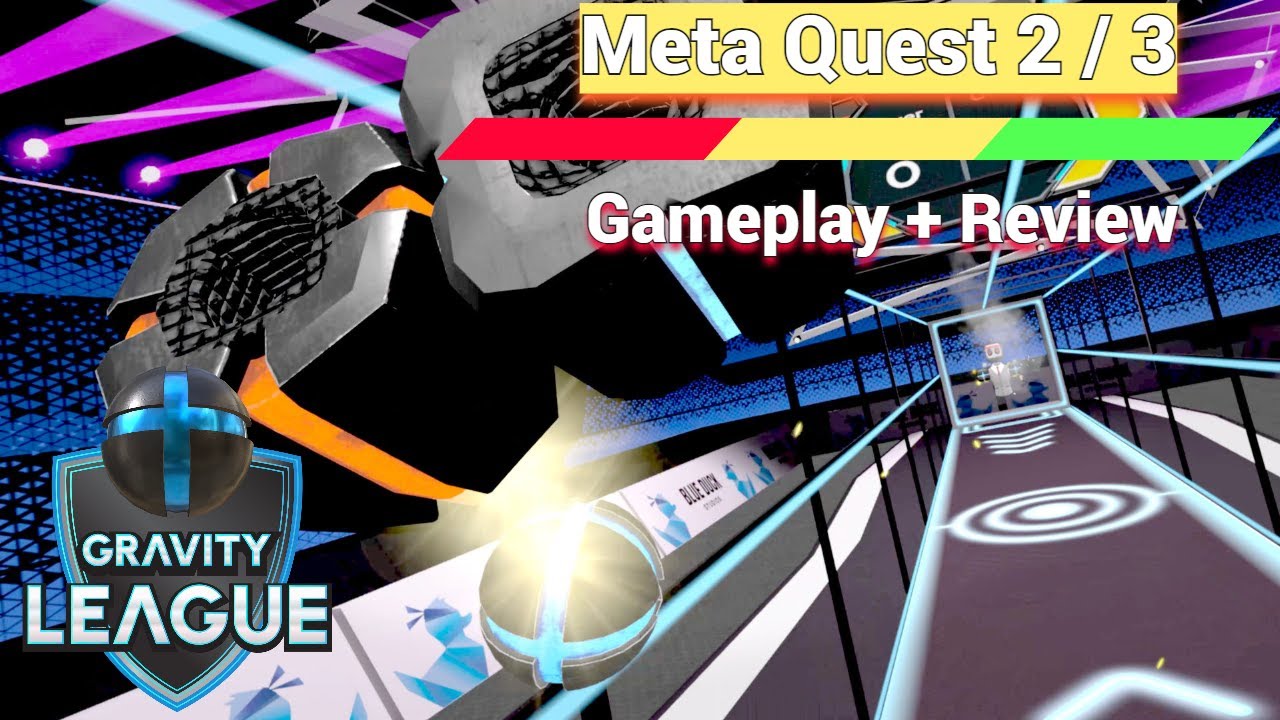 Oculus Meta Quest 2 / 3 Gravity League Gameplay + Review - Party Mode, Campaign, DLC, + More!