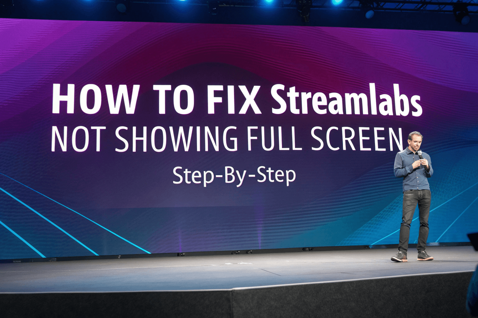 blog post header with large text how to fix stre